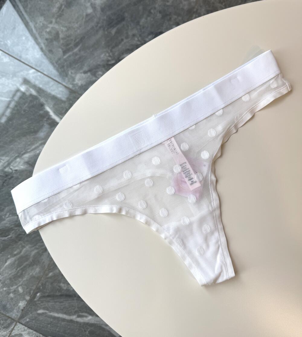 Трусики лого VS розмір Л сітка білі