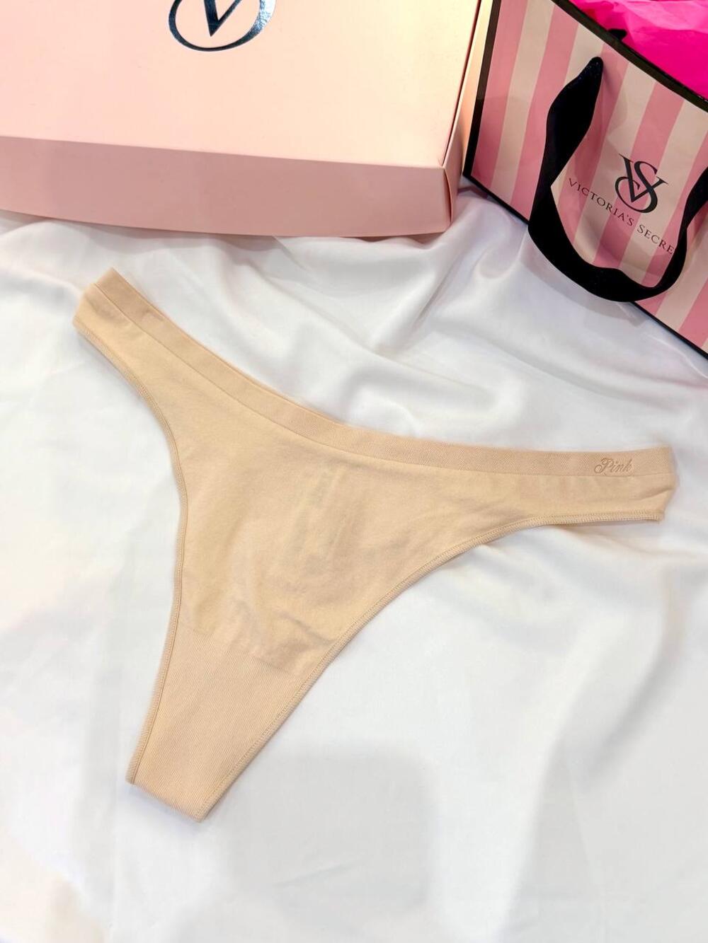 Трусики стрінги Seamless HIGH-LEG Розмір М Marzipan PINK