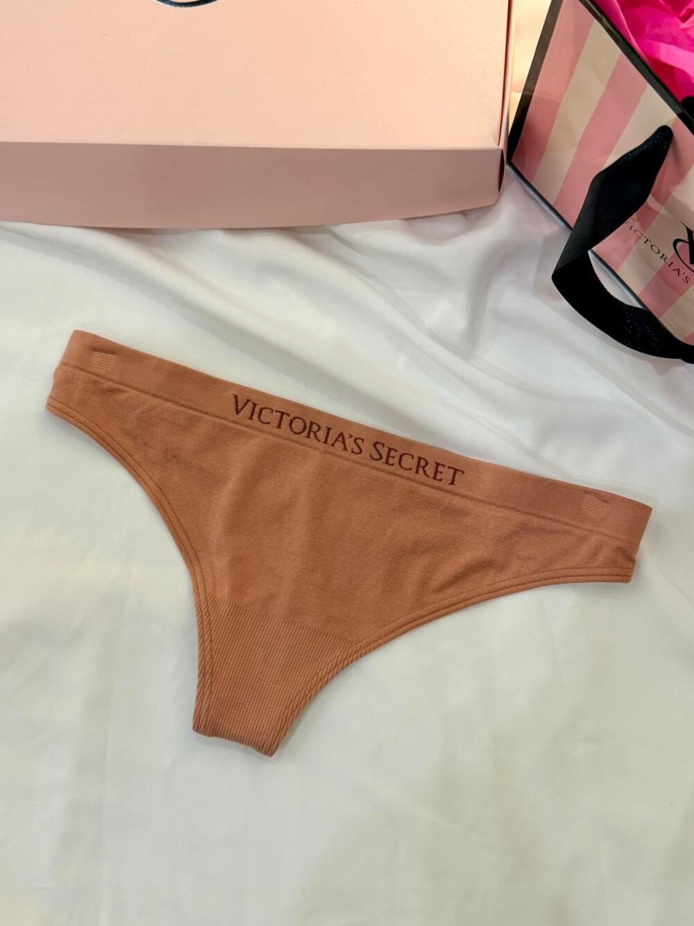 Seamless High-Leg Трусики XS пастельно рожеві