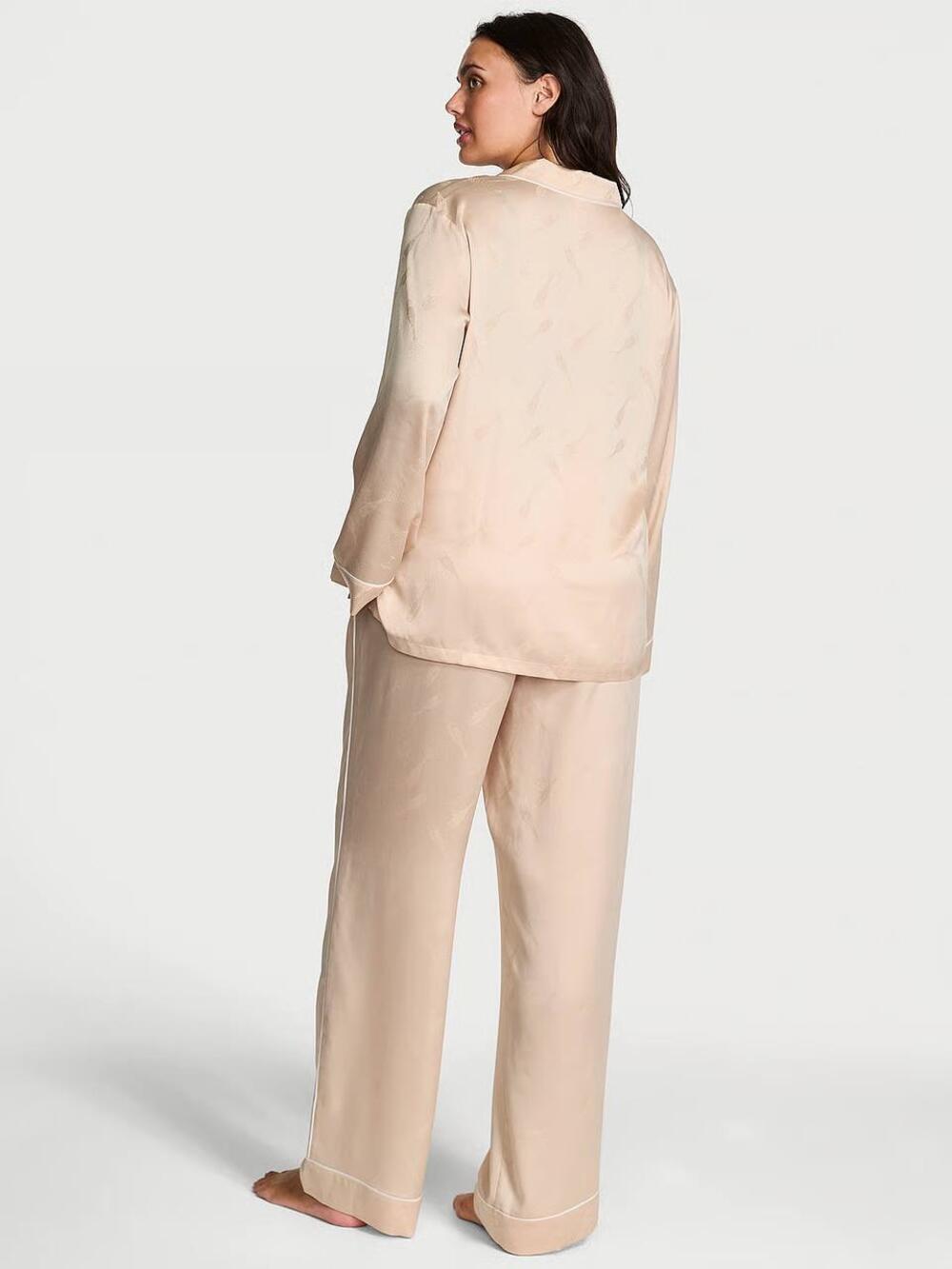 Сатинова піжама зі штанцями Champagne Jac\Chanpagne Bot.(7I16), S regular