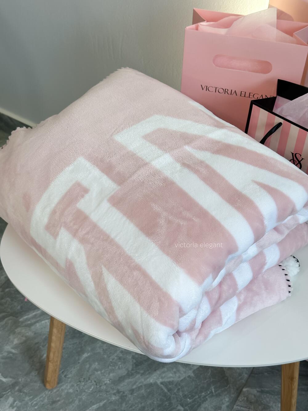 Плед 127*152 см Pink сірий