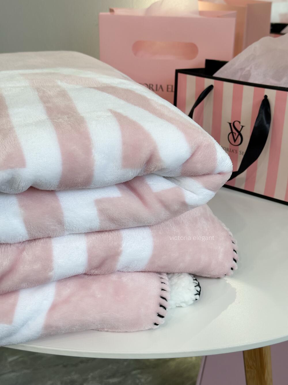 Плед 127*152 см Pink сірий