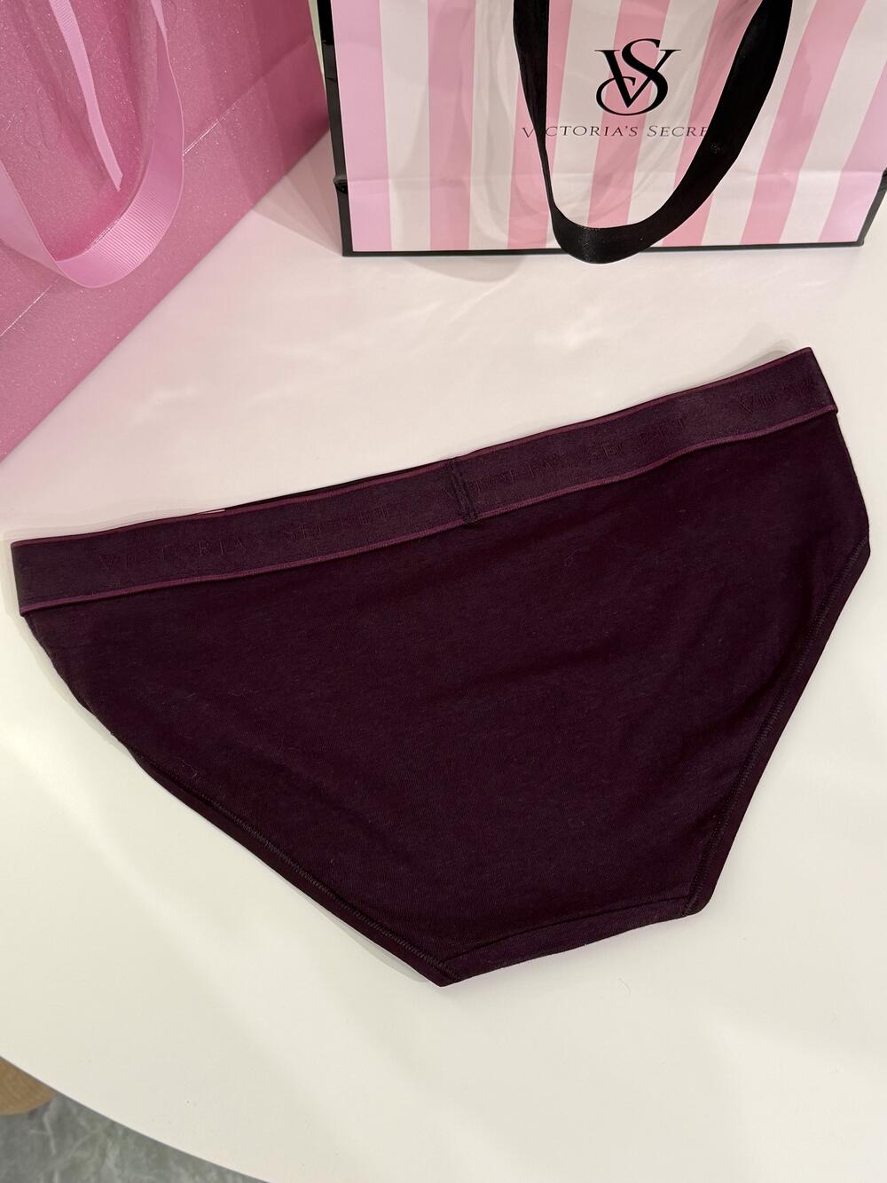 Logo Cotton Modern Brief Panty Розмір C Burgundy Brown (75Q6)