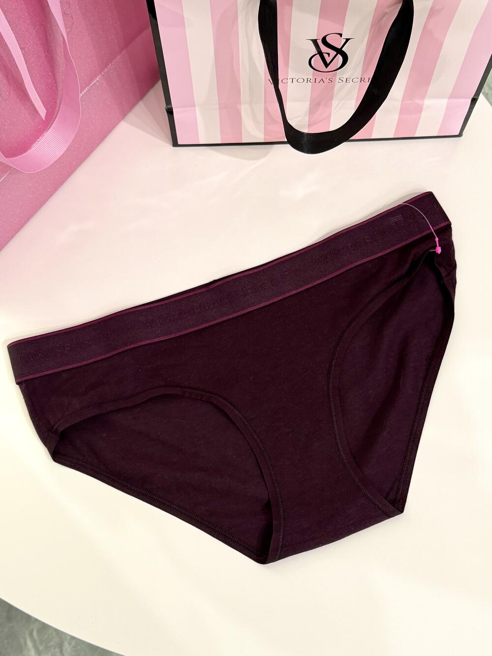 Logo Cotton Modern Brief Panty Розмір C Burgundy Brown (75Q6)