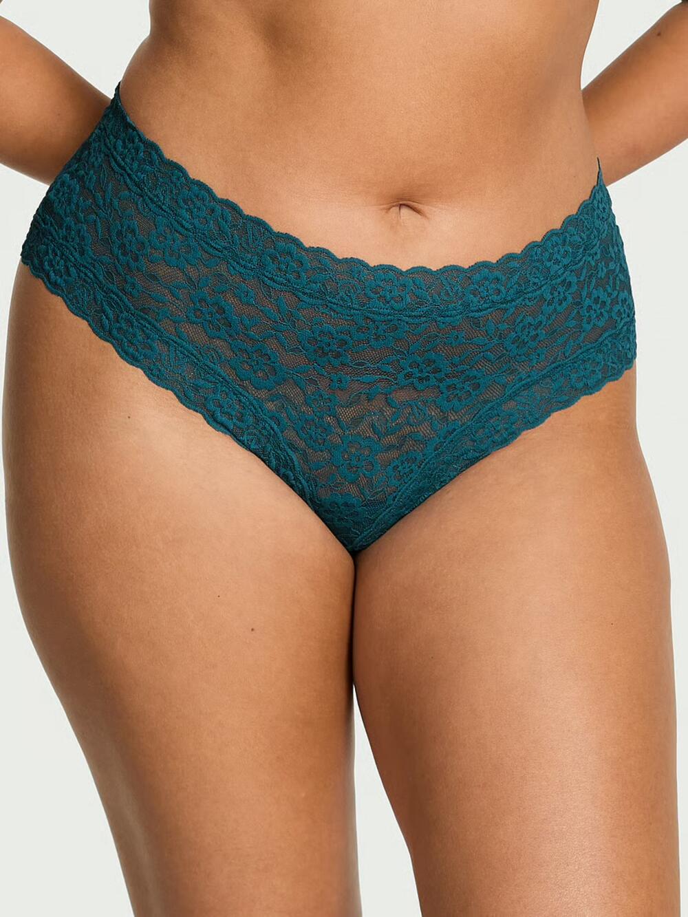 Трусики Lace Cheeky Panty розмір S Teal Haze (24M7)